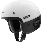 Surge Open Face Helmet W/Mesh Glossy White/Matte Black 2x